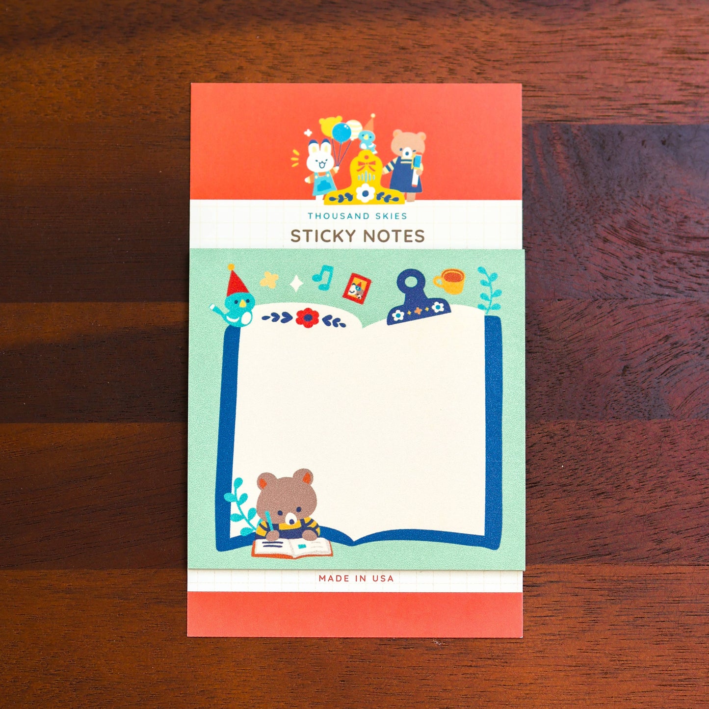 Thousand Skies - Sticky Notes - Journaling Bear