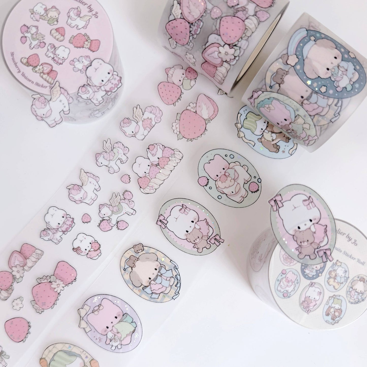 Atelier by Jo - Sticker Roll - Oval Character and Buddy Portrait