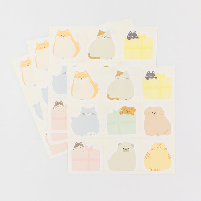 Furukawashiko Bi-Fold Color Paper - Spring Series - Animals