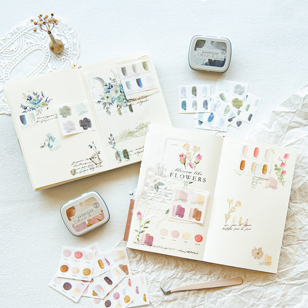 MU Mini Tin Palette Stickers - No.06