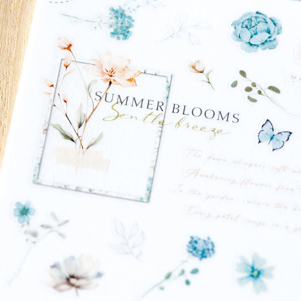 MU Print-On Sticker Sheet - Summer Blooms 268