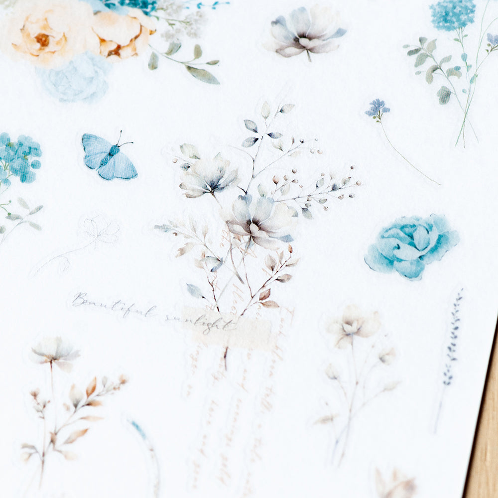 MU Print-On Sticker Sheet - Summer Blooms 268
