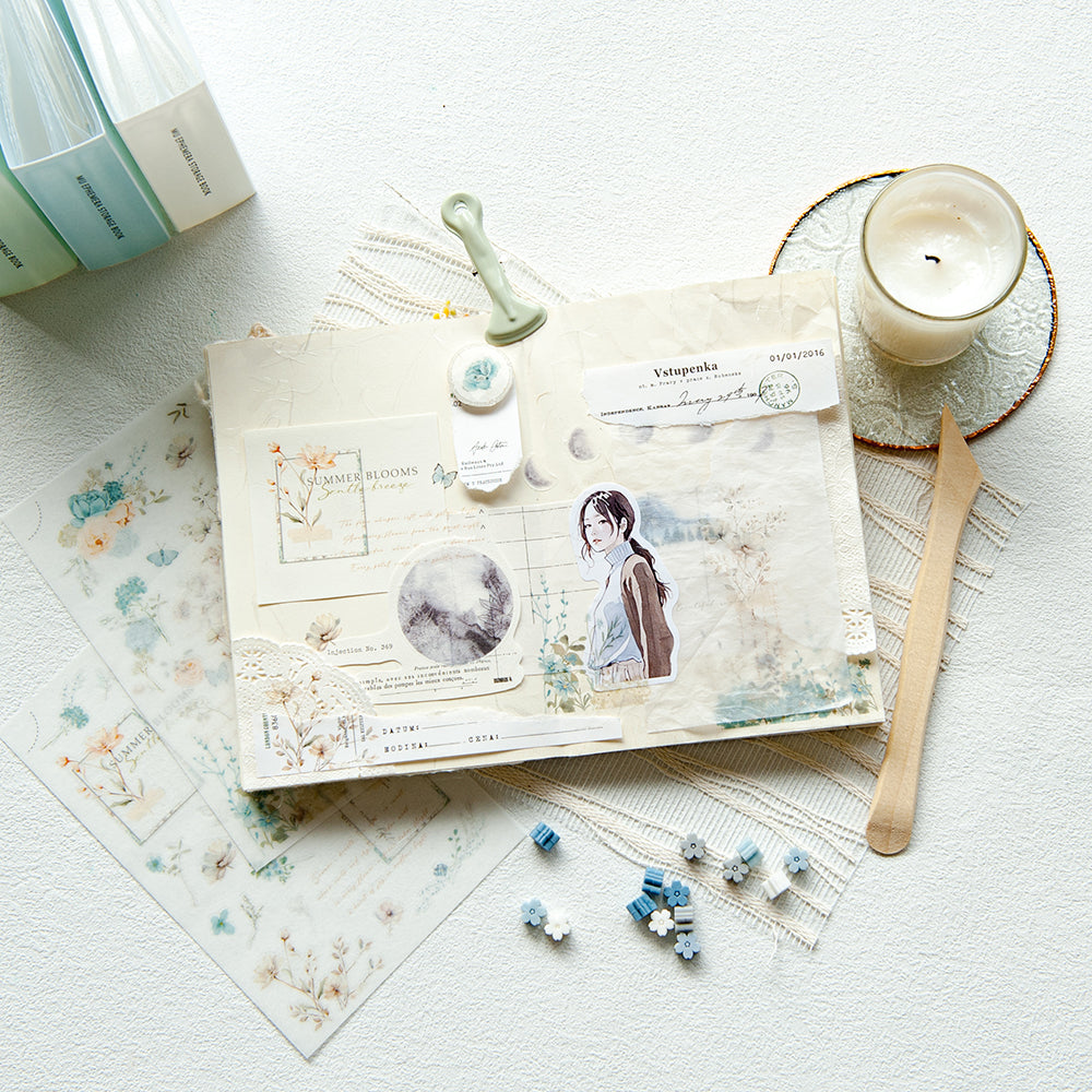 MU Print-On Sticker Sheet - Summer Blooms 268