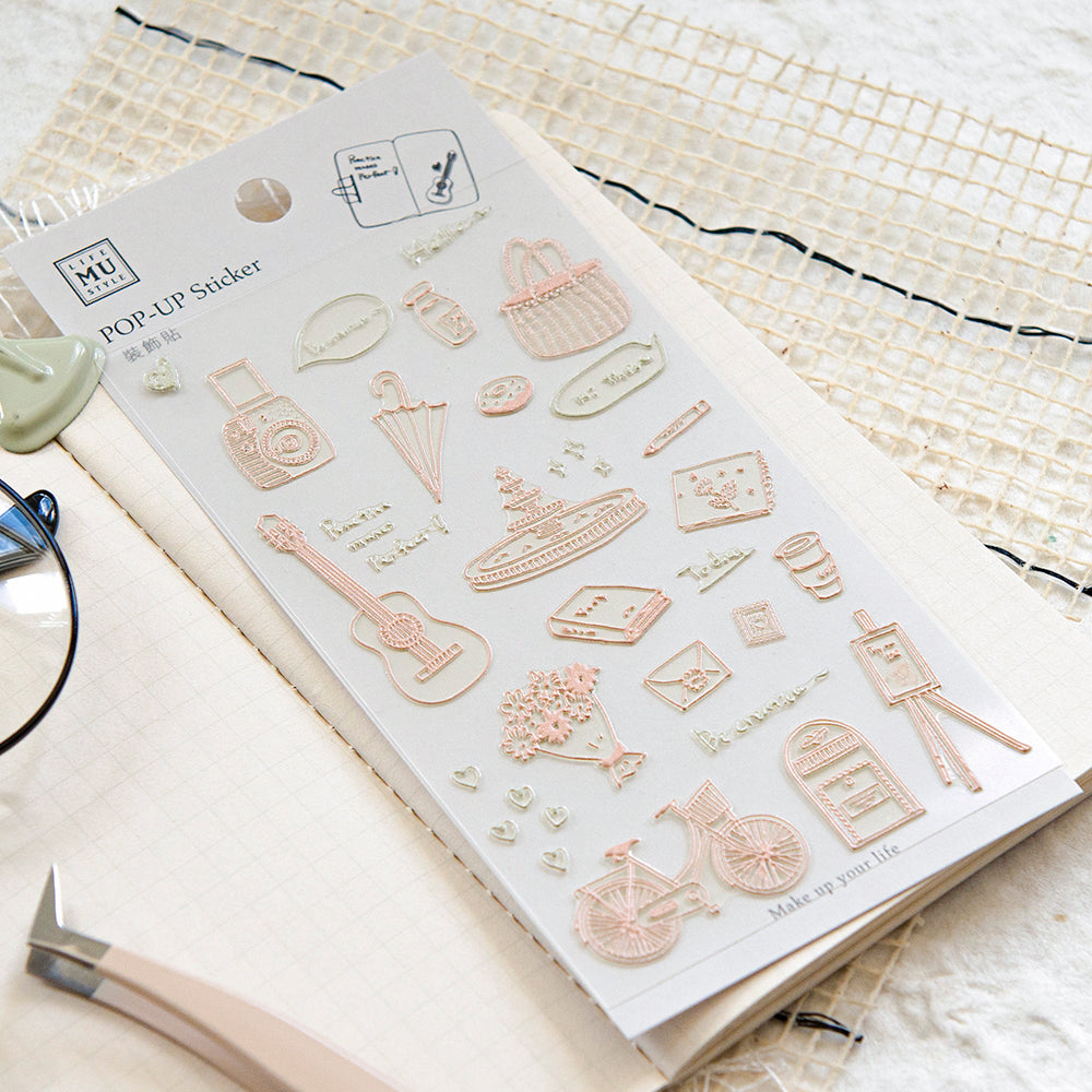 MU Pop-Up Sticker Sheet - Make Up Your Life - 014
