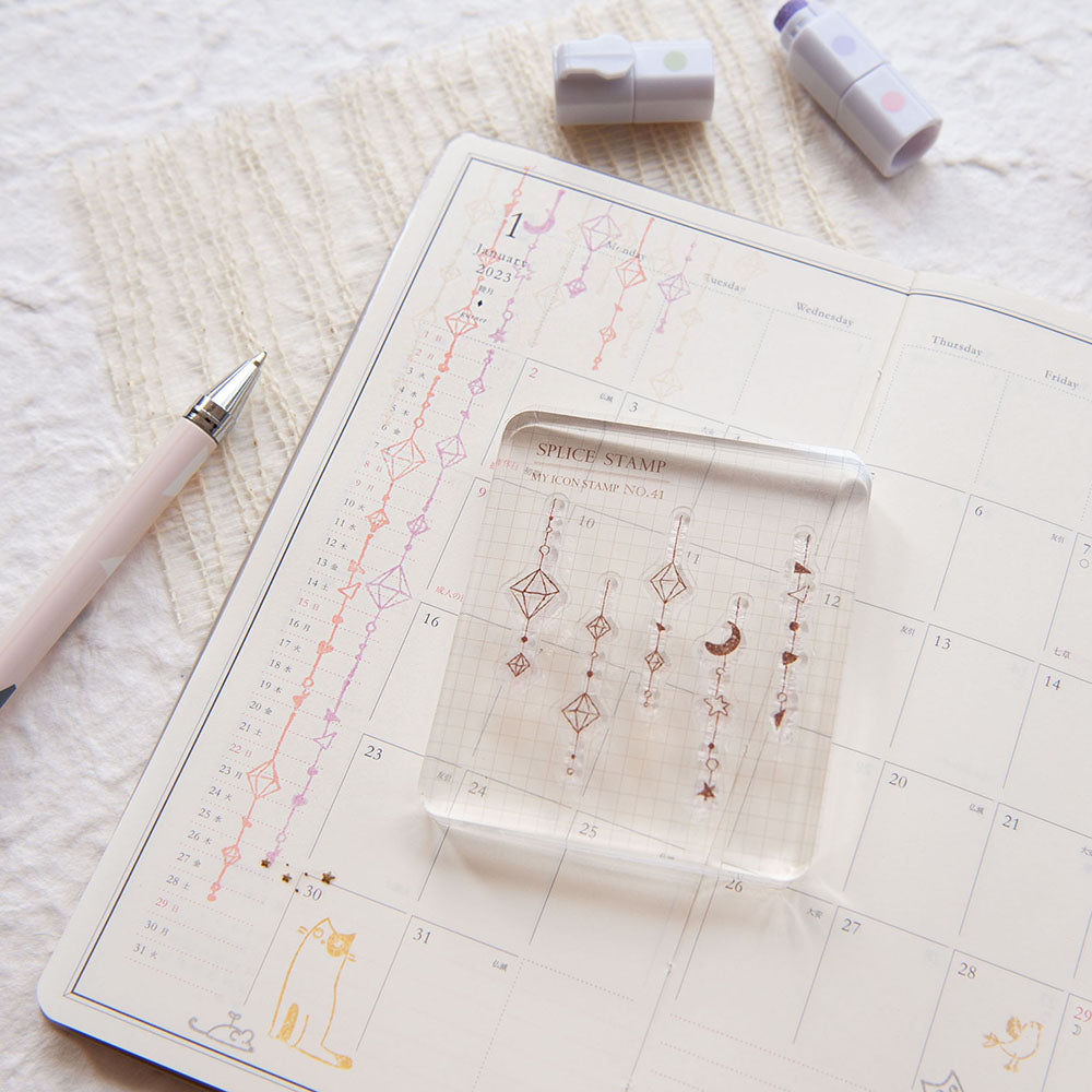 MU Clear Splice Stamp Set - My Icon - No. 41