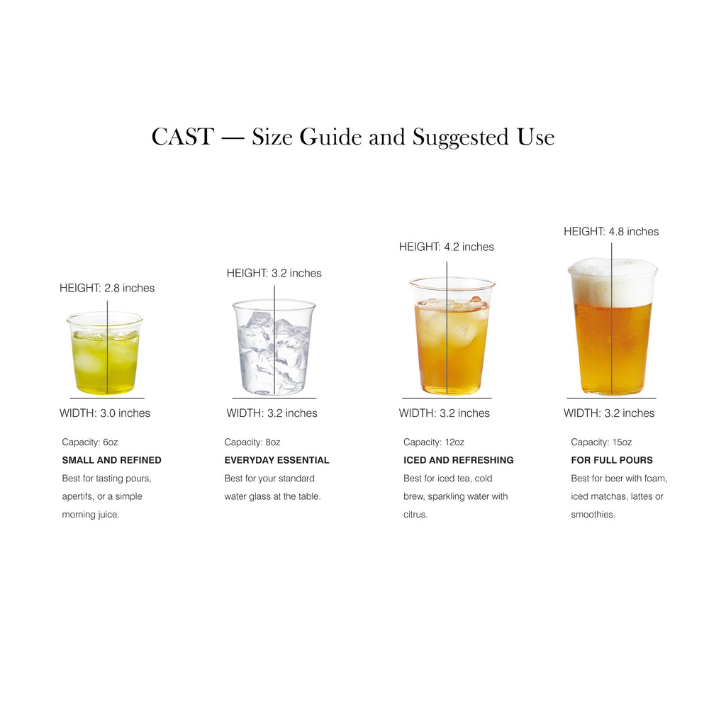 KINTO - CAST Beer Glass - 430ml