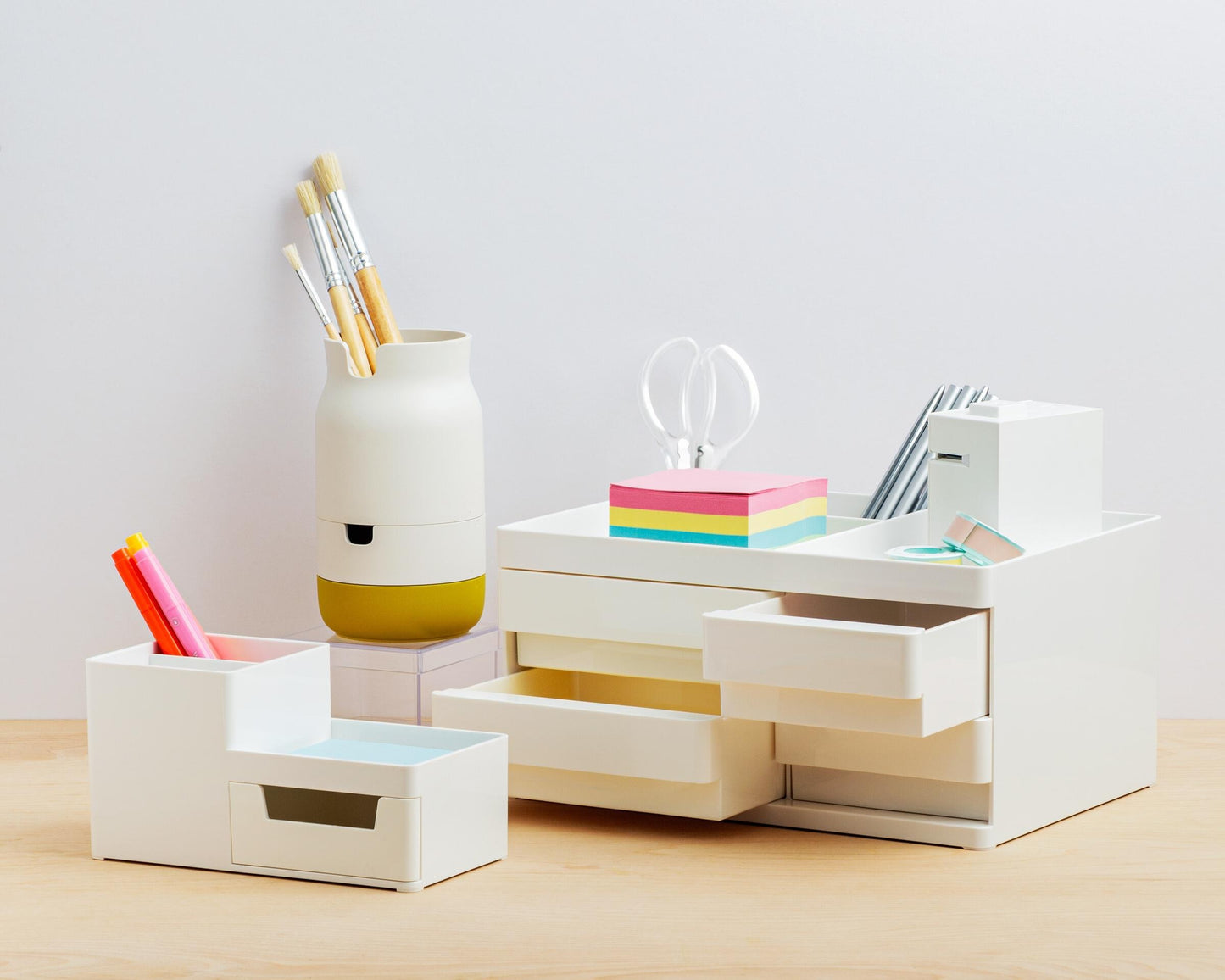 Nakabayashi Capotto Stackable Organizer - Mustard