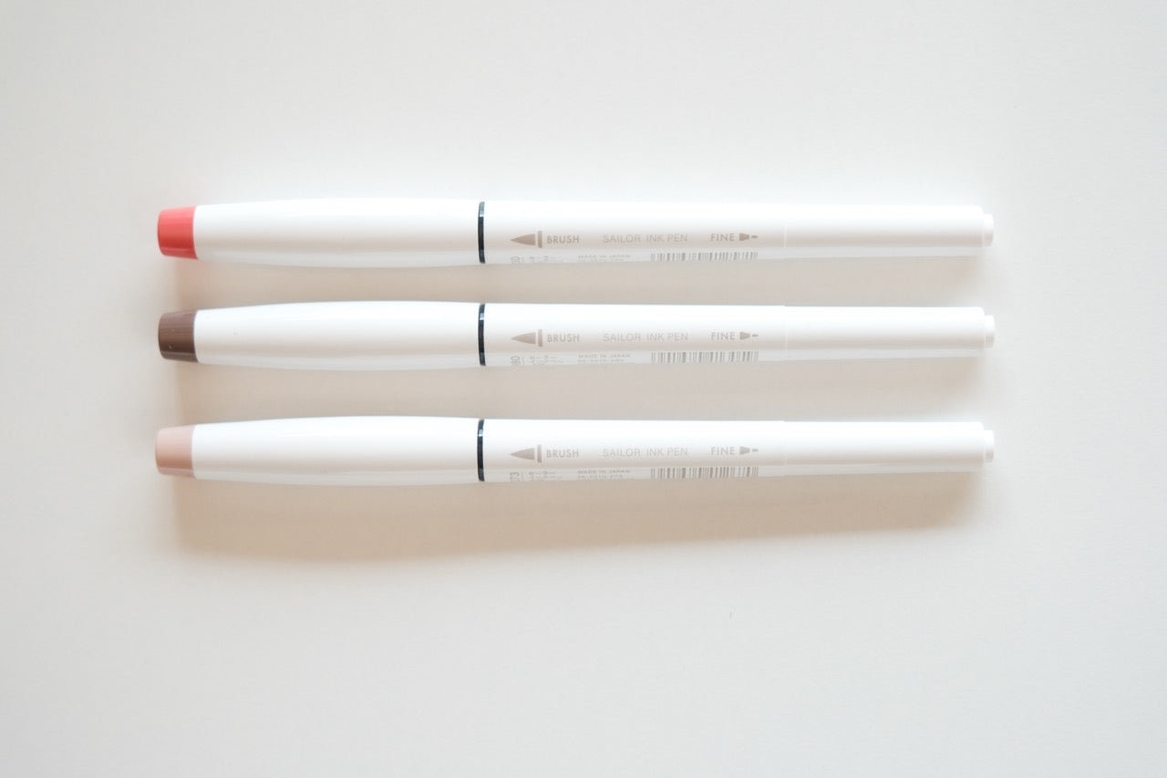 Sailor Fountain Ink Pens 3 Color Set - Dawn Horizon