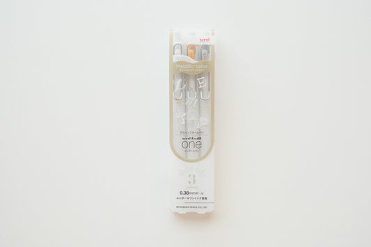 Uni-Ball One Gel Pens - 0.38mm - 3 Color Set