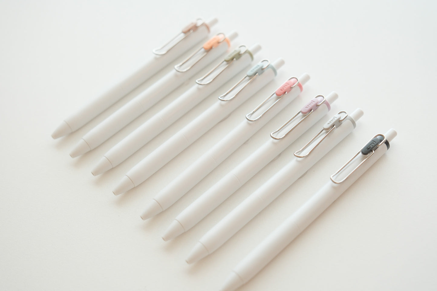Uni-Ball One Gel Pens - 0.38mm - Fika Colors - Set of 8