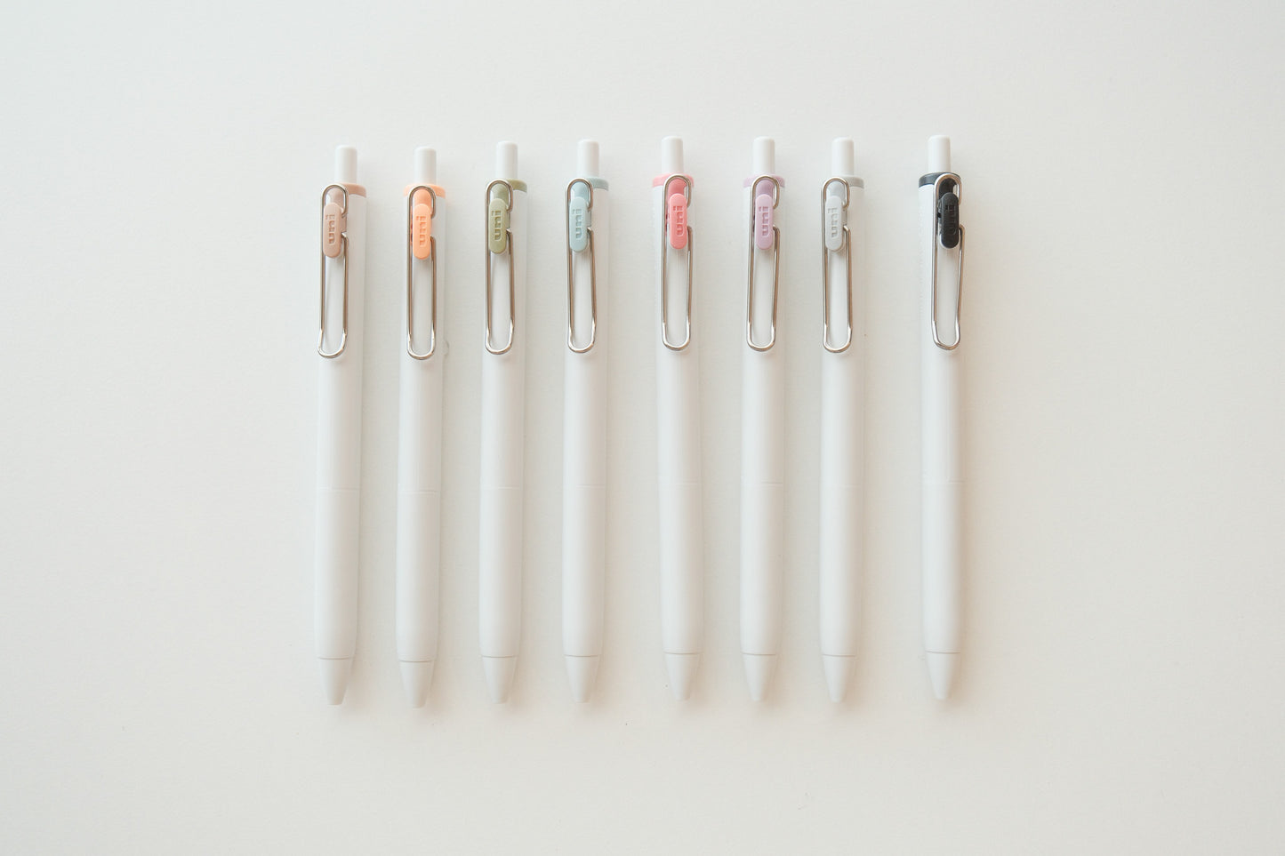 Uni-Ball One Gel Pens - 0.38mm - Fika Colors - Set of 8