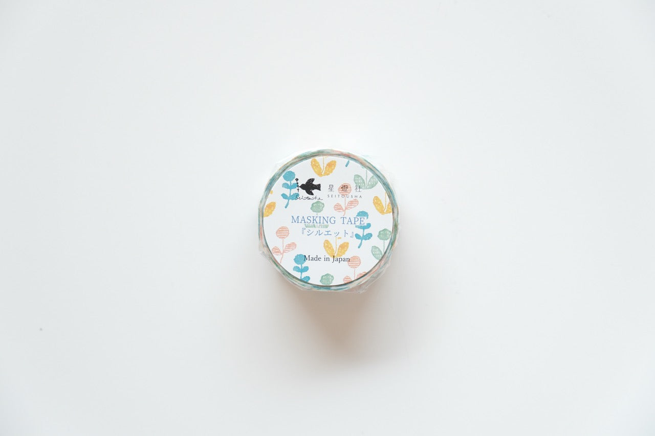 Seitousha Washi Tape - Silhouette