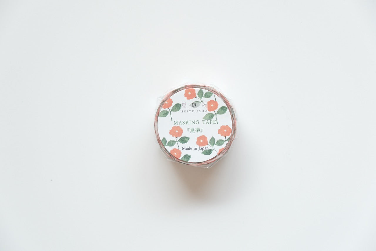 Seitousha Washi Tape - Summer Camellia