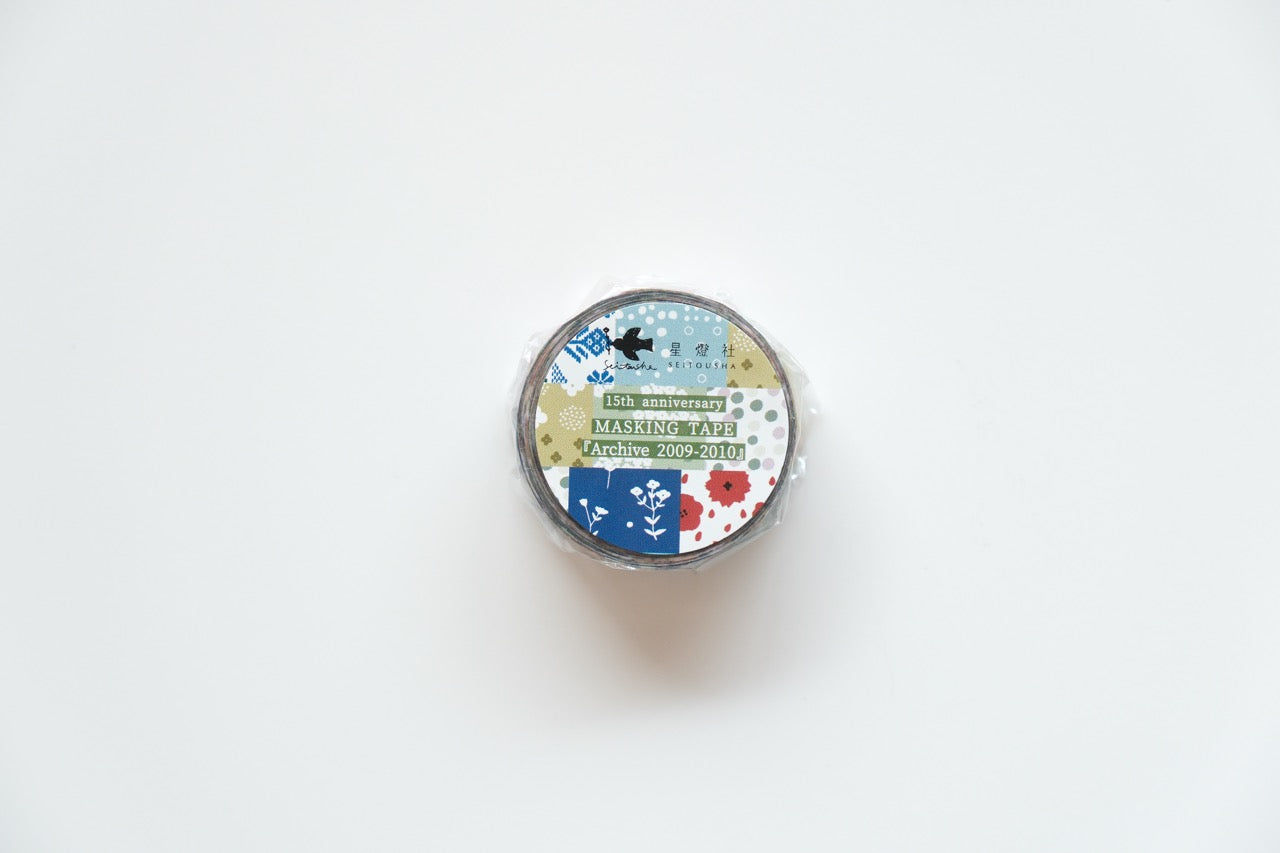 Seitousha Washi Tape - 15th Anniversary, Archive 2009-2010