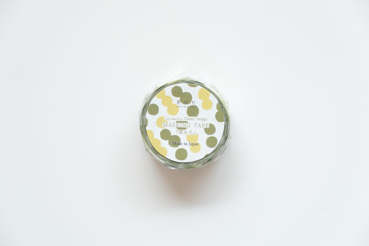 Seitousha Classic Washi Tape - KAMOI Remake - Kusamochi