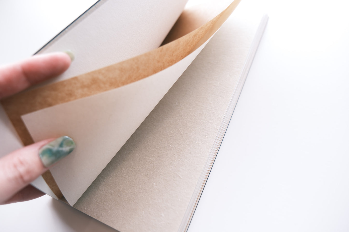 Oeda Letterpress - 5 Paper Notebook - Dark Blue