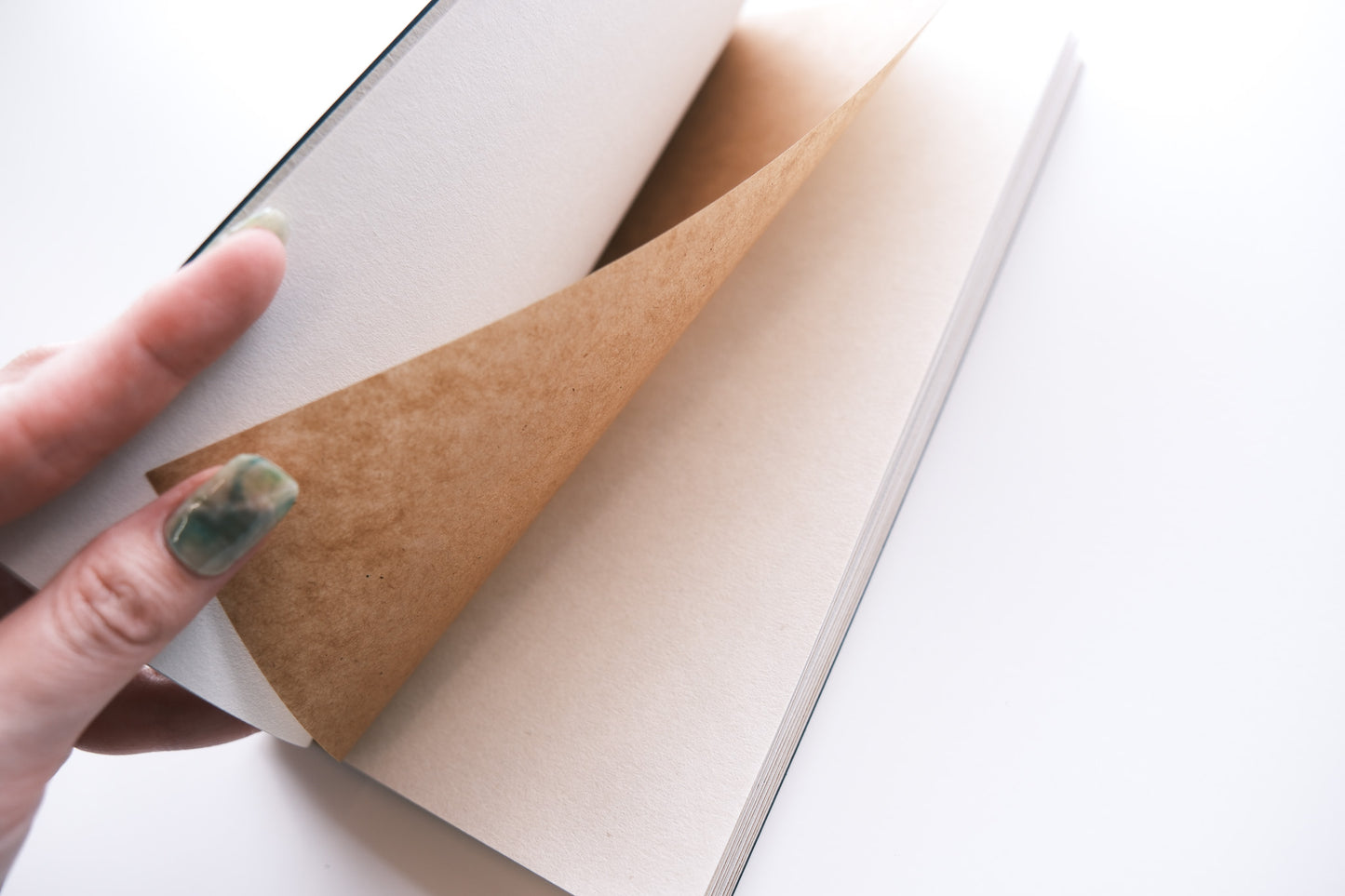 Oeda Letterpress - 5 Paper Notebook - Dark Blue