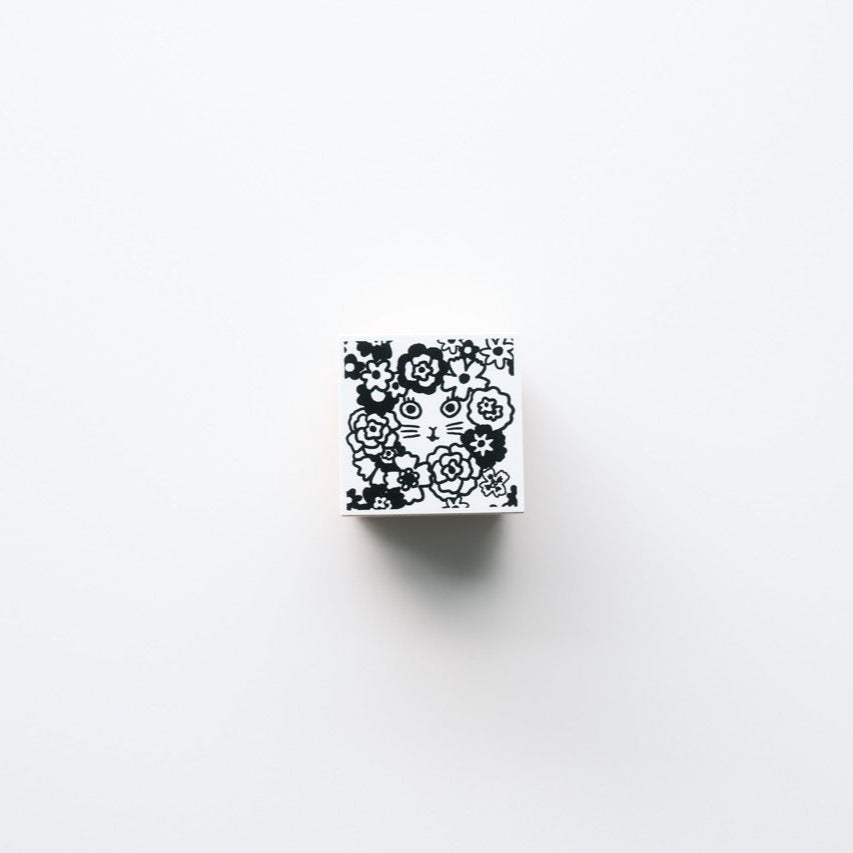 Sanby x Yumi Kitagishi Stamp - Cat's Flower Shop