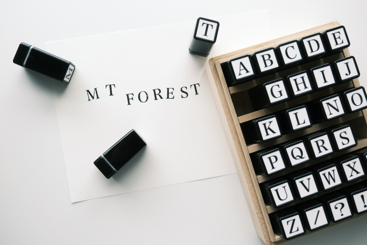 Pre-Inked Alphabet Stamp Set