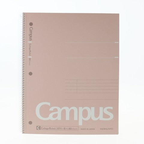 Kokuyo Campus Spiral Notebook College Ruled - 3 Pack