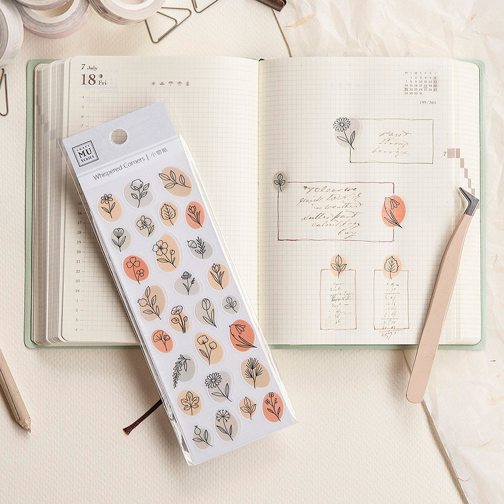 MU Small Items Sticker - Whispered Corners - No.02