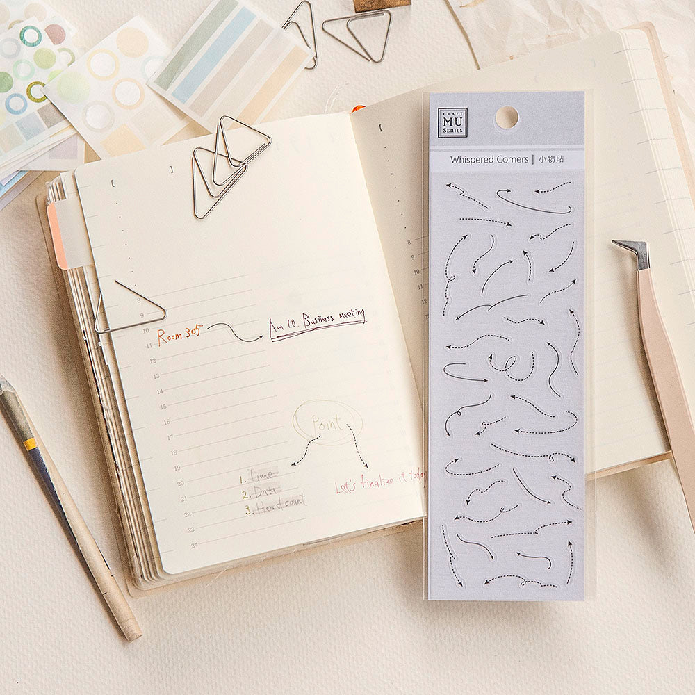 MU Small Items Sticker - Whispered Corners - No.04