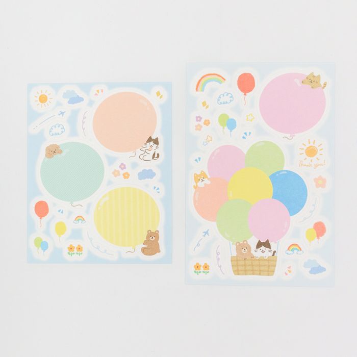 Furukawashiko Message Sticker - Spring Series - Balloon