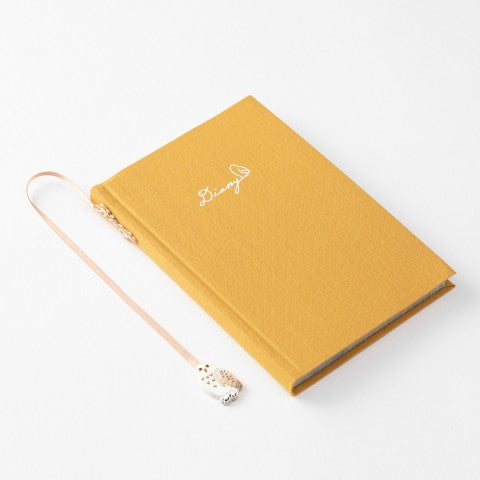 Midori Diary With Embroidered Bookmark - Owl