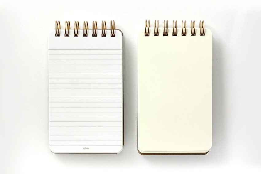 Midori Grain Memo Pad - Black
