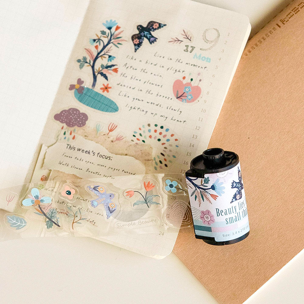 MU Kiss-Cut PET Roll Tape - Beauty Lies in Small Things