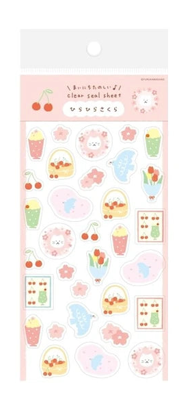 Furukawashiko Sticker Sheet - Hirahira Sakura