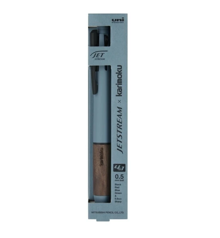 Uni JETSTREEM x Karimoku 4&1 Multi Pen & Mechanical Pencil