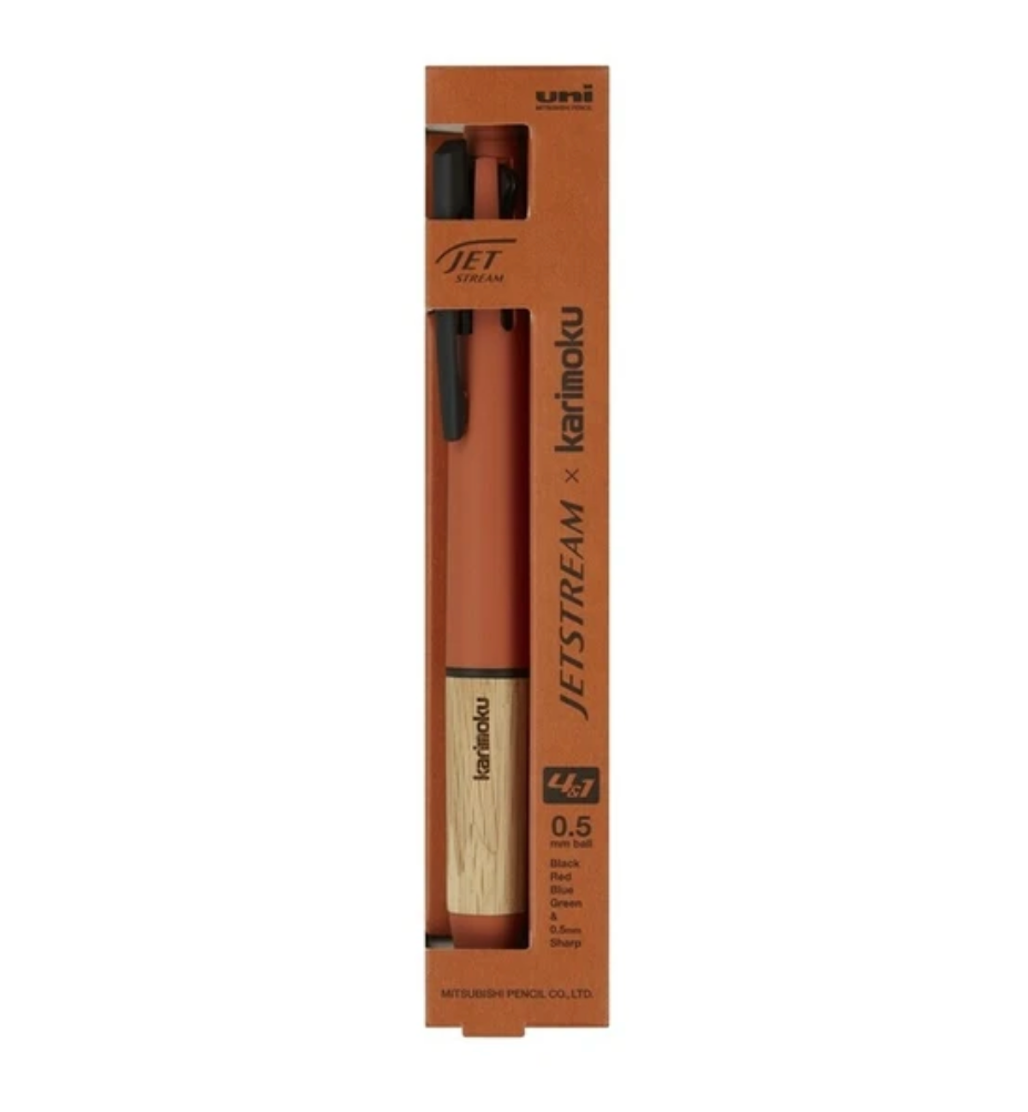 Uni JETSTREEM x Karimoku 4&1 Multi Pen & Mechanical Pencil