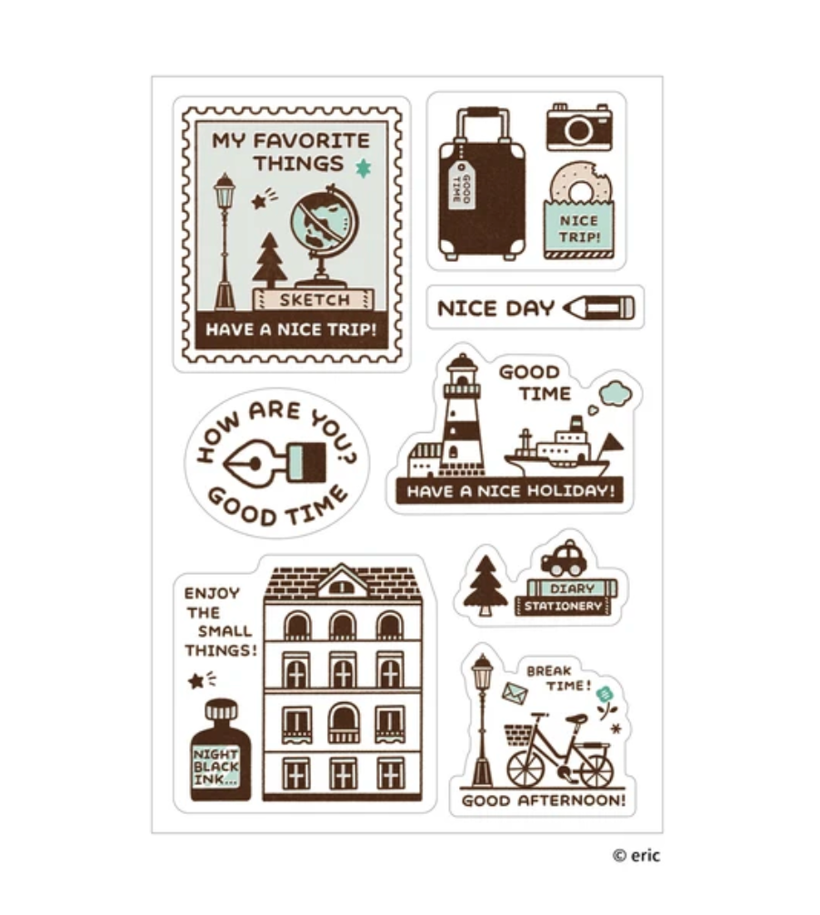 Sanby x Eric Small Things Multi Sticker Sheet - Have Fun!