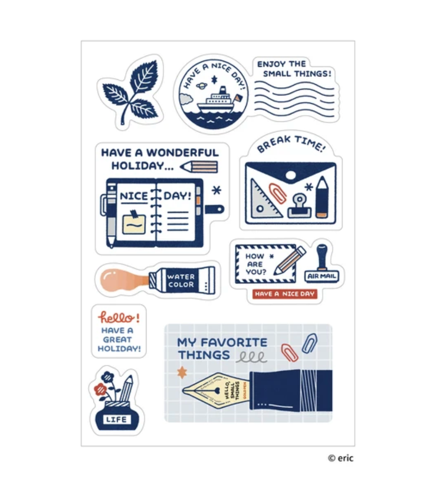 Sanby x Eric Small Things Multi Sticker Sheet - Good Time