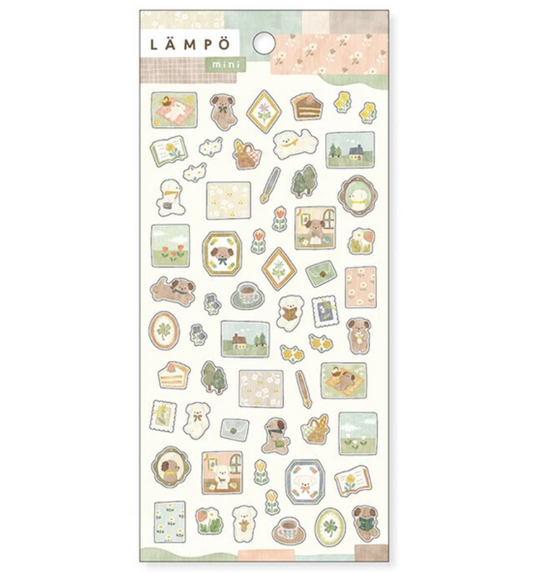 Mind Wave Lampo Mini Sticker Sheet - Dog and Afternoon