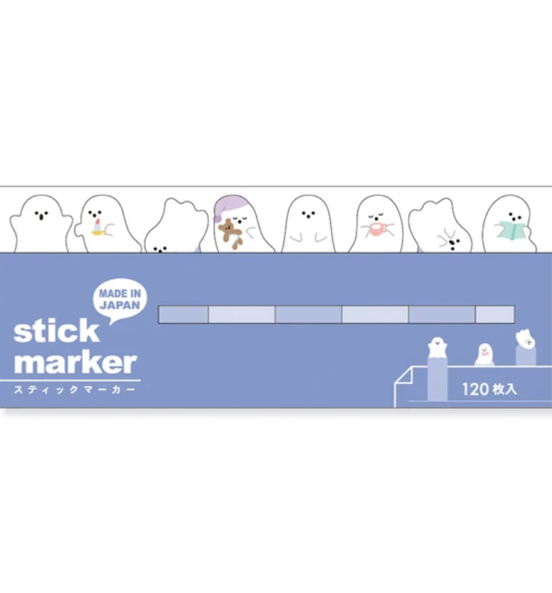 Mind Wave Sticky Marker Notes - Ghost
