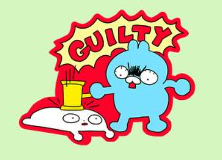Pawnshop Ghosts Lenticular Sticker - Guilty