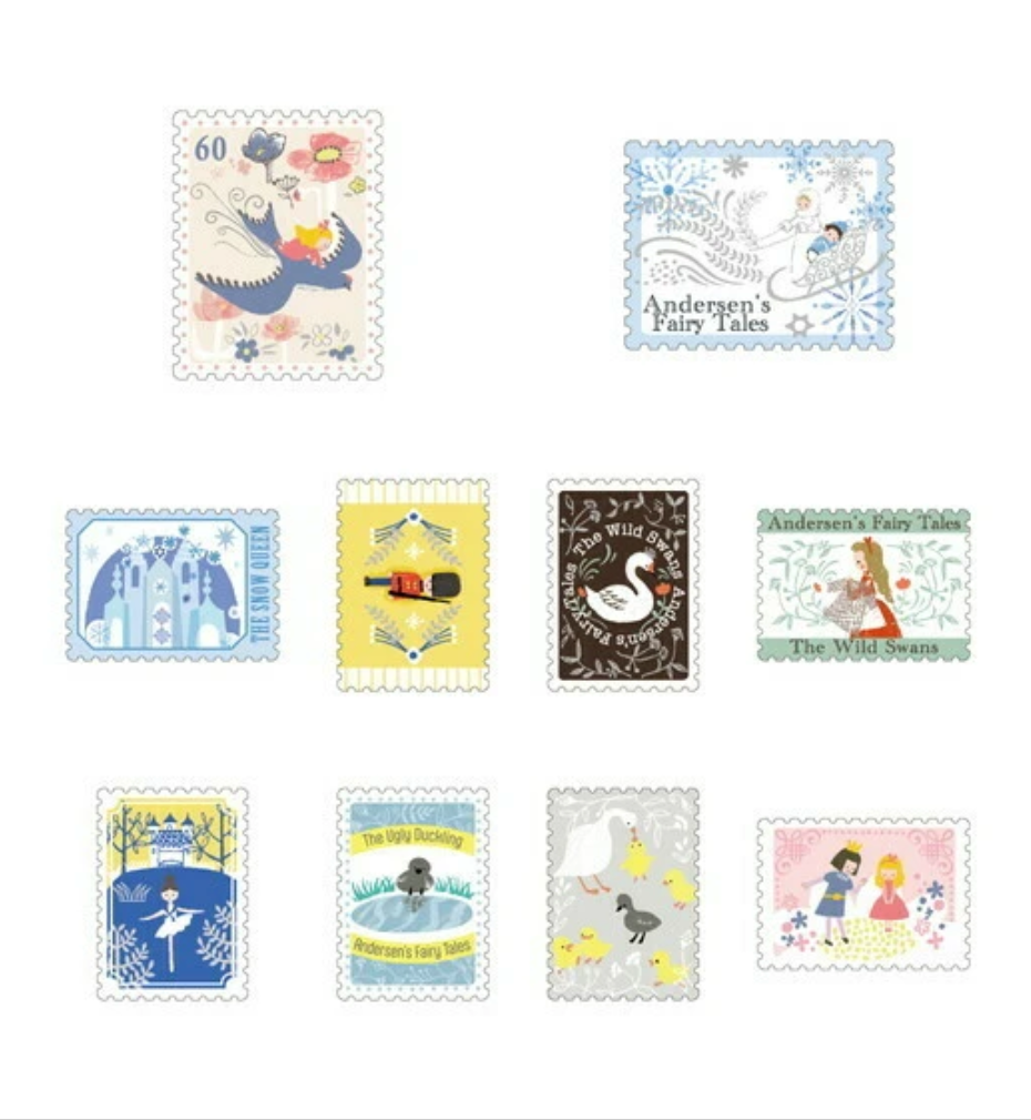 Shinzi Katoh Kirapika Flake Seal - Andersen's Fairy Tales 1
