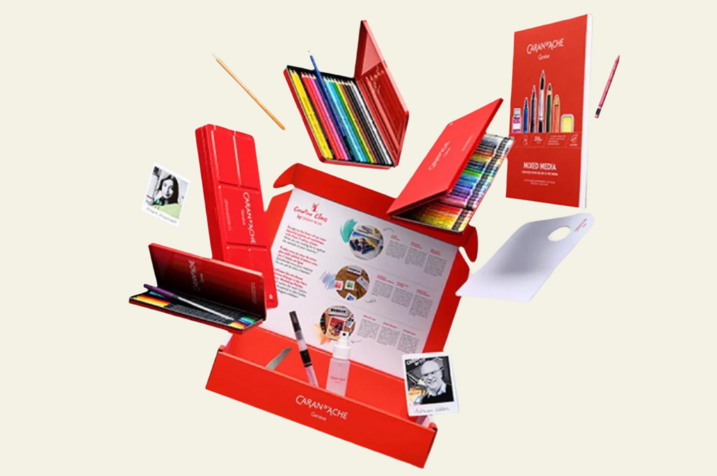 Caran d'Ache - Swisscolor Water-Soluble Color Pencils, Box of 12