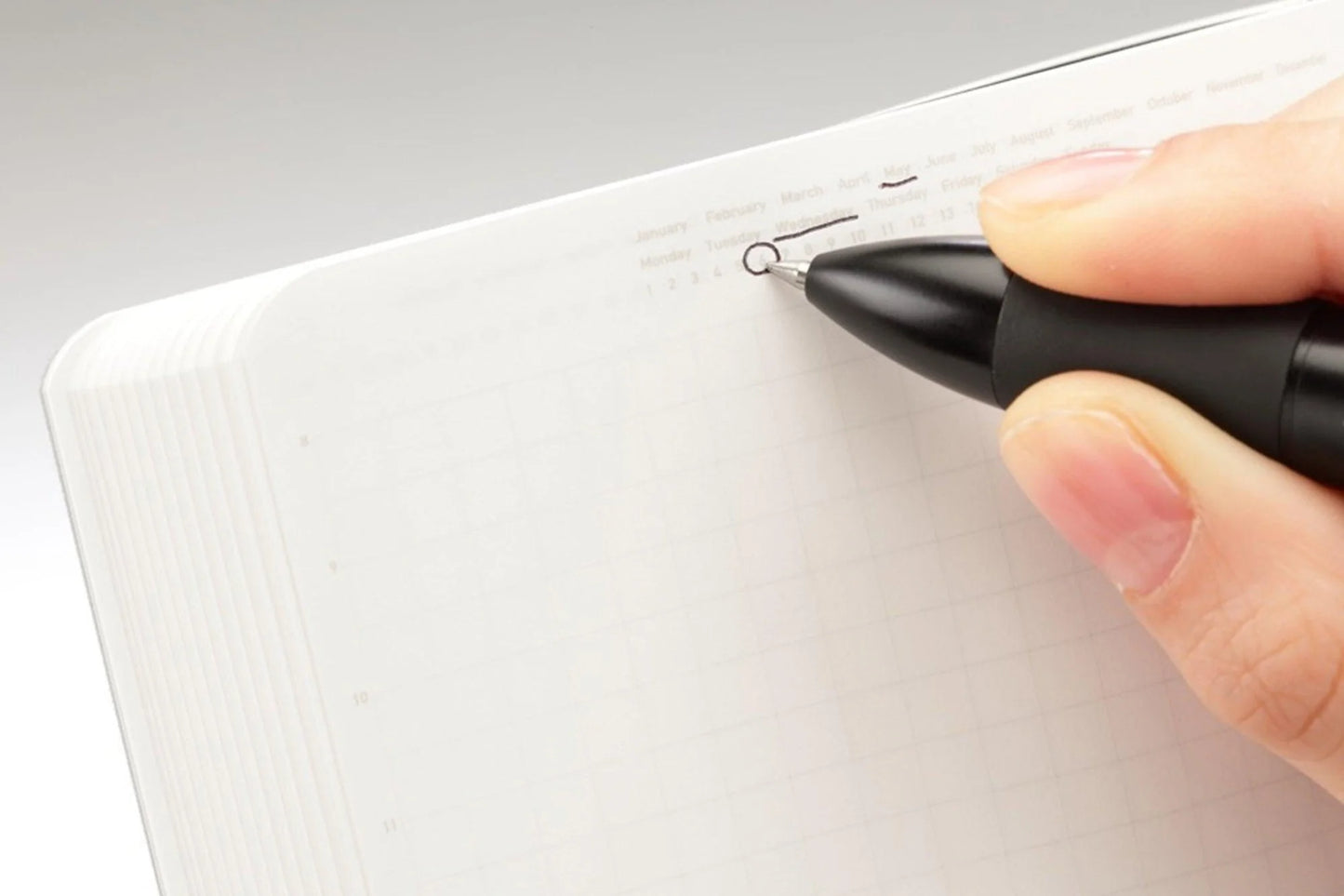 Stalogy 365 Days Notebook - A5, Grid