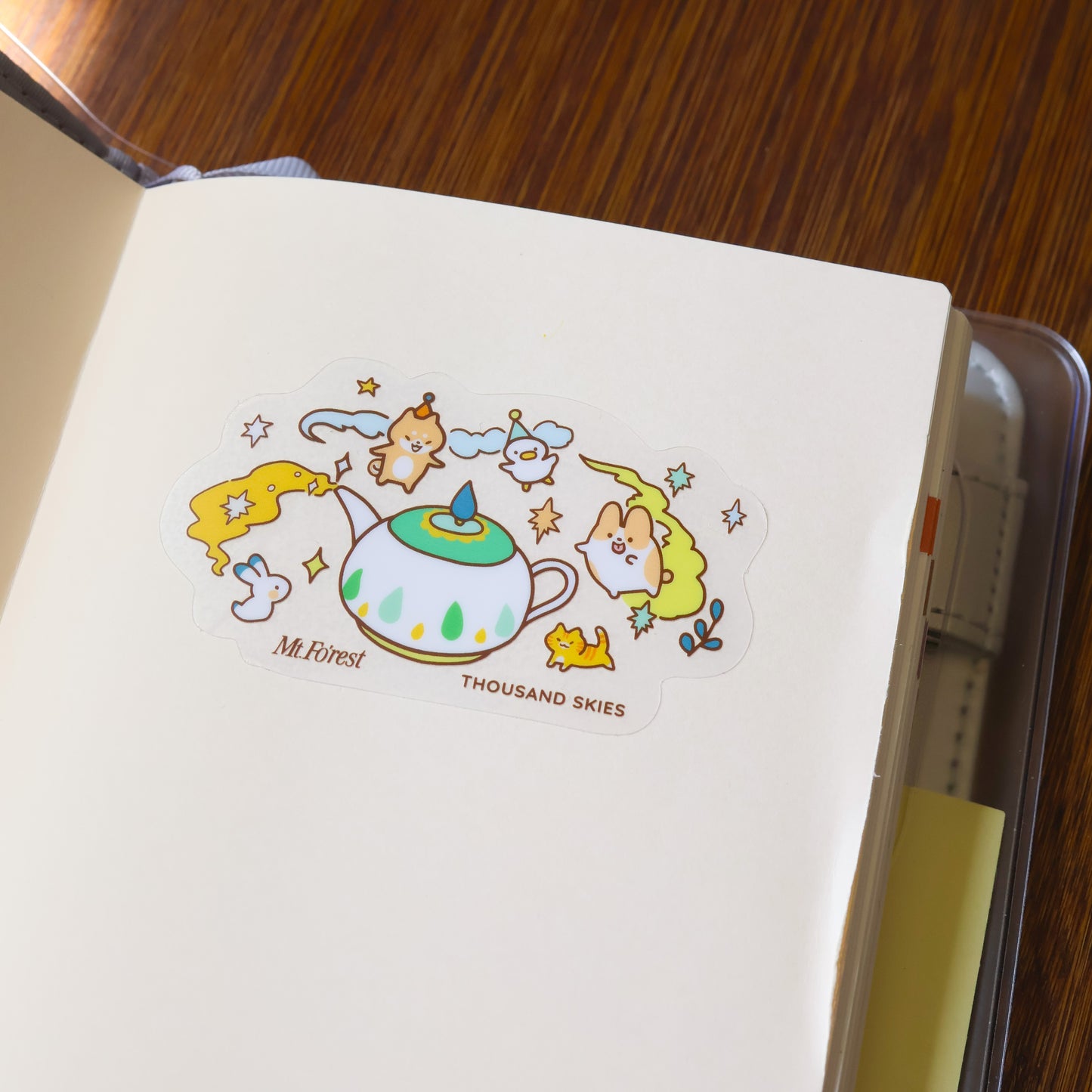 Mt. Fo’rest x Thousand Skies - Vinyl Sticker: The Forest Teapot