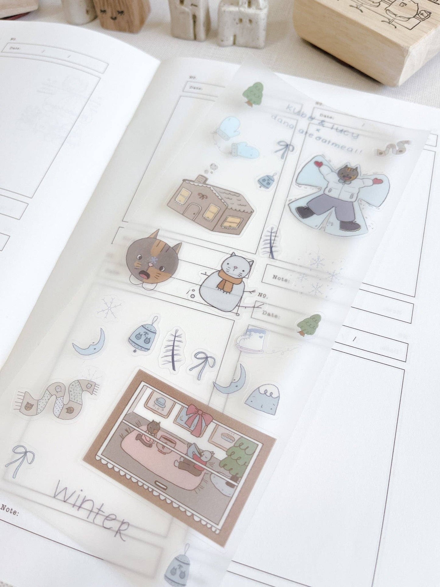 Kuboandlucy x Dana Ate Oatmeal - Four Seasons Sticker Sheet