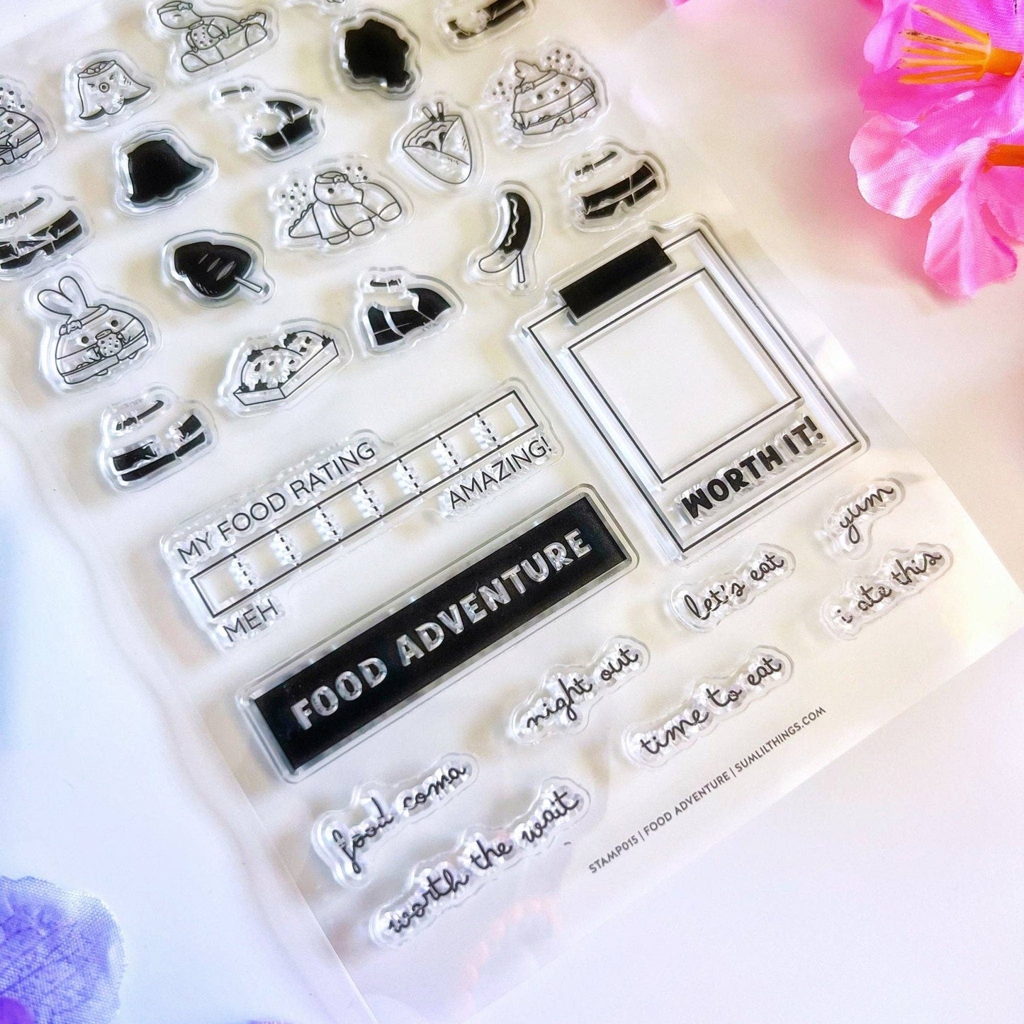 SumLilThings - Clear Stamp - Food Adventure