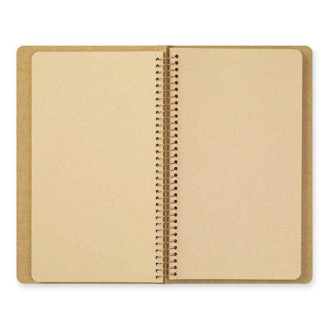 TRC Spiral Ring Notebook - A5 Slim, Blank DW Kraft Paper