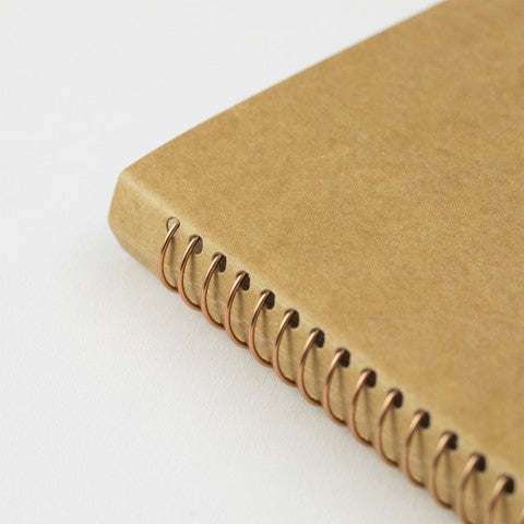 TRC Spiral Ring Notebook - A5 Slim, Blank DW Kraft Paper
