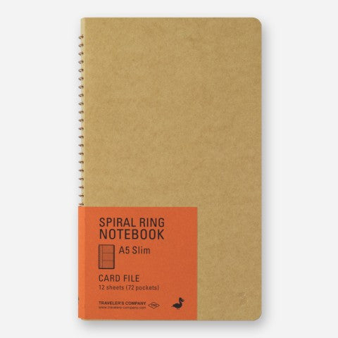 TRC Spiral Ring Notebook - A5 Slim, Card File