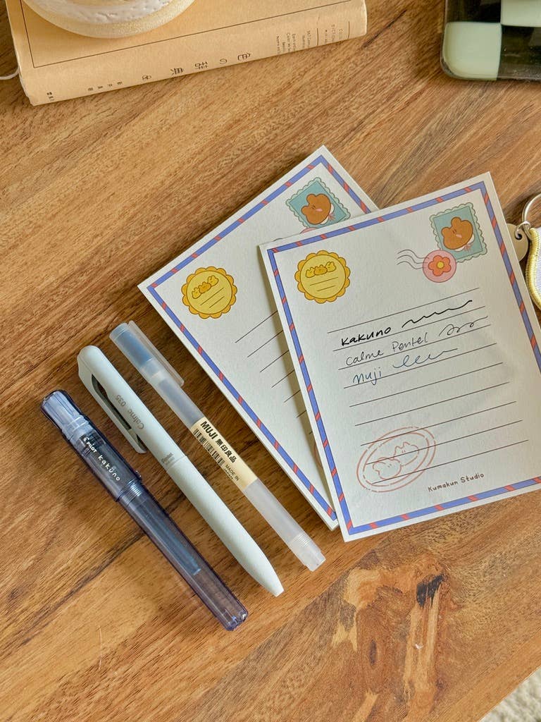 Kumakun Studio - Postal Notepad