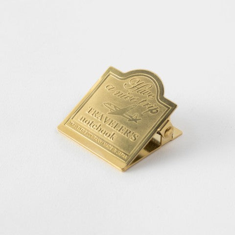 TRAVELER's Brass Clip - TRC Airplane