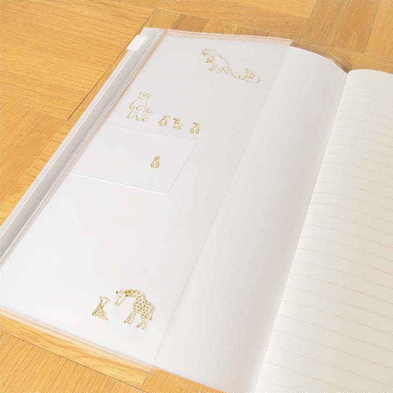 RYU-RYU A5 Clear Planner Cover - Animal Parade
